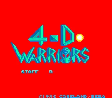 4-D Warriors-MAME 2003